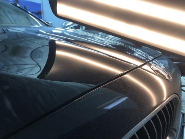 Ремонт без покраски алюминиевый капот bmw